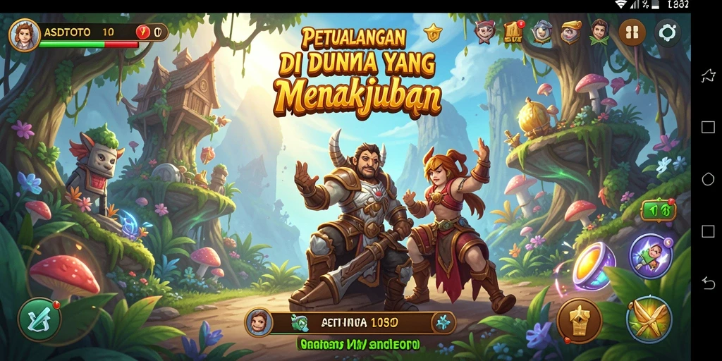 Tampilan gameplay ASDTOTO yang penuh petualangan dan tantangan.