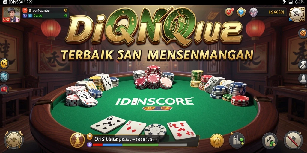 Gameplay seru dalam permainan QiuQiu IDNSCORE.