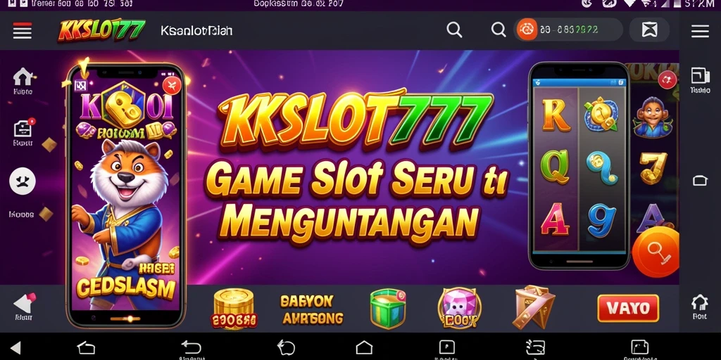 Screenshot KKSLOT777 menampilkan gameplay Slot yang menarik dan interaktif.