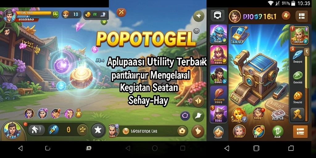 Screenshot utama POPOTOGEL menampilkan antarmuka pengguna yang memudahkan pengelolaan aktivitas.