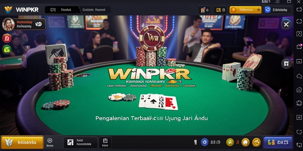 Gambaran gameplay Poker di WINPKR yang menarik.